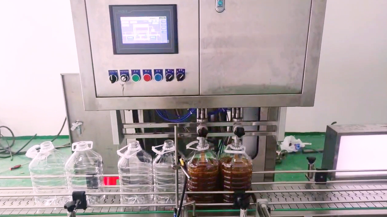 食用油单机灌装VS整线自动化（成本差异对比）