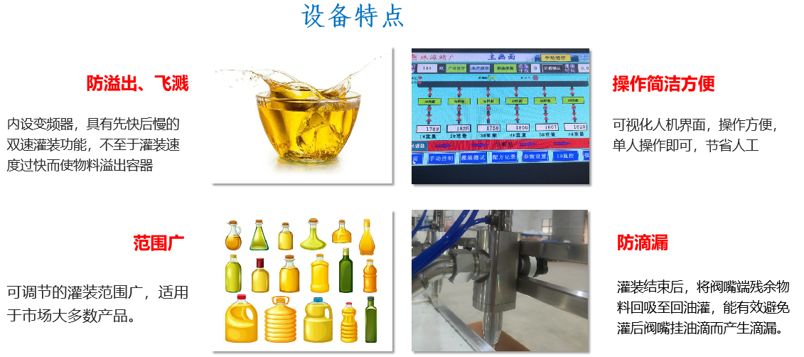 新式直线上称重式灌装机特点 新式直线上称重式灌装机特点